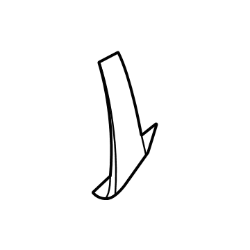 Mercedes-Benz 190-885-49-04 Side Spoiler Mercedes-Benz 190-885-49-04 Side Spoiler