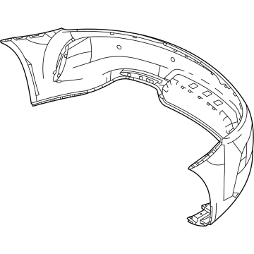 Mercedes-Benz AMG GT R Bumper - 190-885-13-03-9999