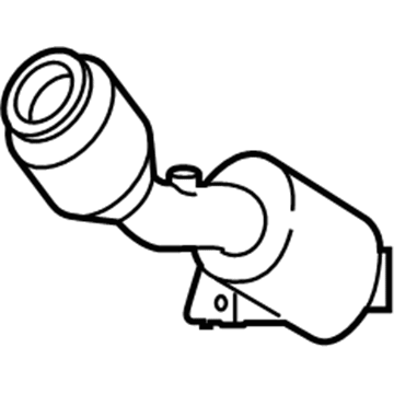Mercedes-Benz S560e Exhaust Pipe - 276-140-40-15