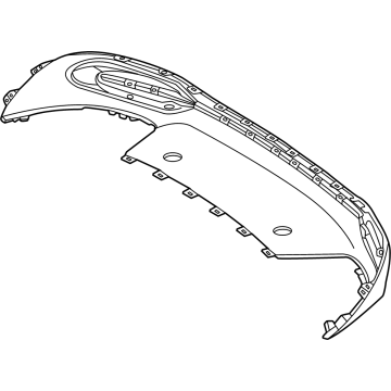 Mercedes-Benz 236-885-39-00 TRIM, BUMPER
