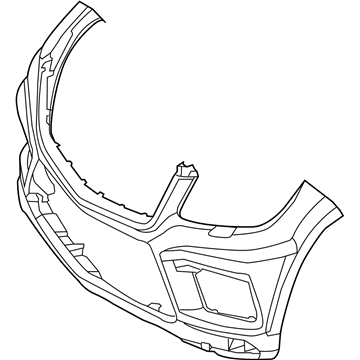 Mercedes-Benz GL450 Bumper Cover - 166-885-65-25-9999