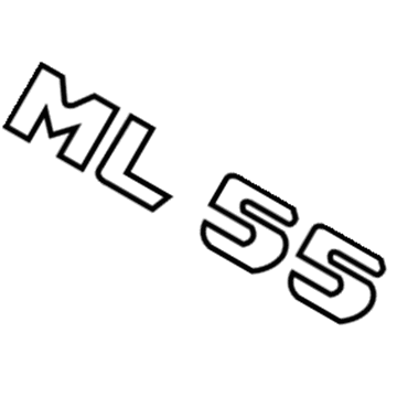 Mercedes-Benz ML550 Emblem - 164-817-15-15