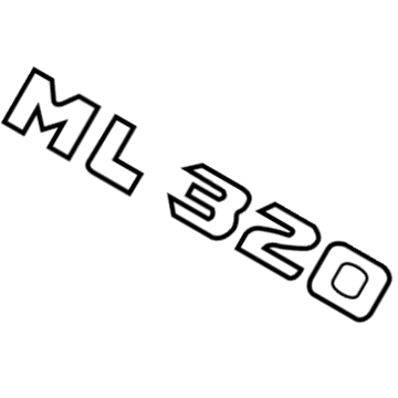 Mercedes-Benz ML320 Emblem - 164-817-09-15