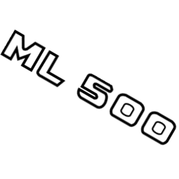 Mercedes-Benz ML500 Emblem - 164-817-10-15