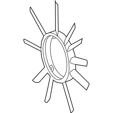 Mercedes-Benz E420 Radiator fan - 119-200-00-23