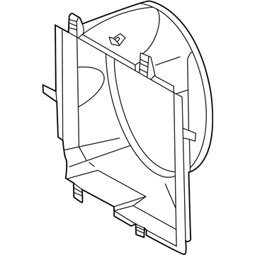 Mercedes-Benz E320 Fan Shroud - 210-505-04-55