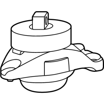 Mercedes-Benz SL63 AMG S E Performance Engine Mount - 232-240-96-00