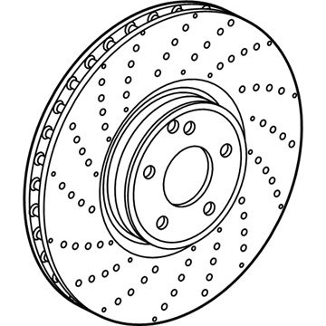 Mercedes-Benz S600 Brake Rotor - 222-421-52-00