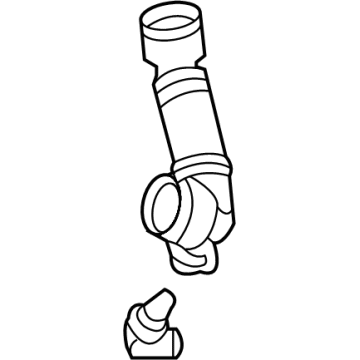 Mercedes-Benz GLE450 SUV Coolant Pipe - 167-501-08-05