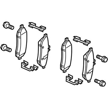 Mercedes-Benz E550 Brake Pads - 007-420-88-20