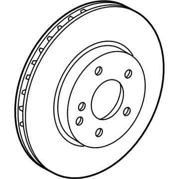 Mercedes-Benz E400 Brake Rotor - 000-421-15-12-07