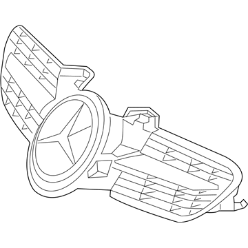 Mercedes-Benz SLK280 Grille - 171-888-00-60