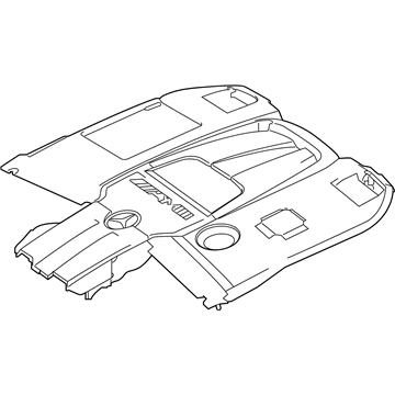 Mercedes-Benz G63 AMG Engine Cover - 177-010-69-11