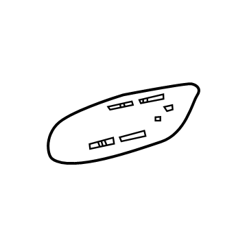 Mercedes-Benz AMG GT Fuel Door - 190-750-00-03