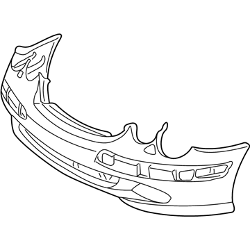 Mercedes-Benz CL600 Bumper Cover - 215-880-03-40