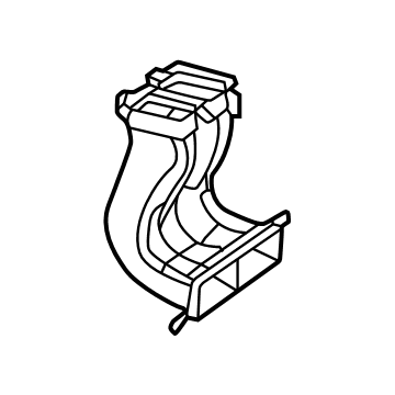 Mercedes-Benz EQE SUV AMG Air Duct - 297-830-94-02