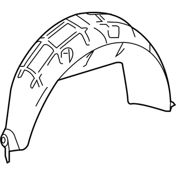 Mercedes-Benz Metris Fender Splash Shield - 447-684-05-77