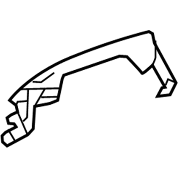 Mercedes-Benz GL550 Exterior Door Handle - 204-760-02-70-1794