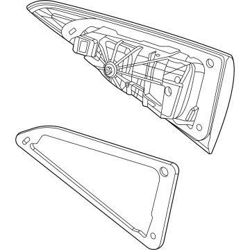 Mercedes-Benz GLE53 AMG SUV Back Up Light - 167-906-50-08