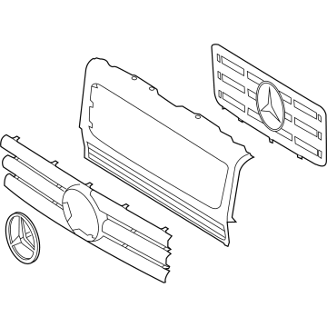 Mercedes-Benz G55 AMG Grille - 463-880-03-23