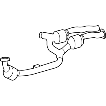 Mercedes-Benz CLS63 AMG Exhaust Pipe - 211-490-63-19-80