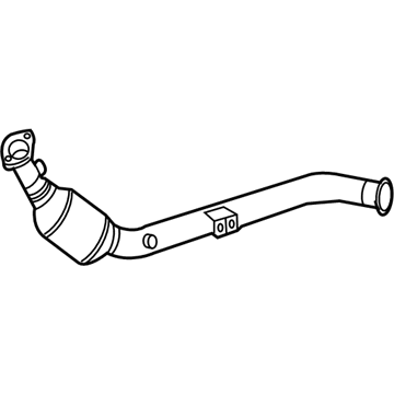 Mercedes-Benz E63 AMG Exhaust Pipe - 211-490-64-19