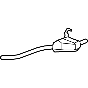 Mercedes-Benz GL550 Exhaust Pipe - 164-490-45-16-64