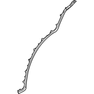 Mercedes-Benz GLE53 AMG SUV Weather Strip - 167-698-08-02
