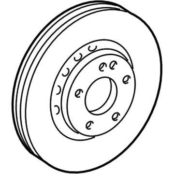 Mercedes-Benz E300 Brake Rotor - 203-421-03-12-90