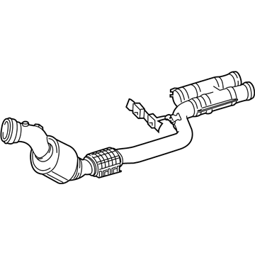 Mercedes-Benz Exhaust Pipe - 222-490-00-10