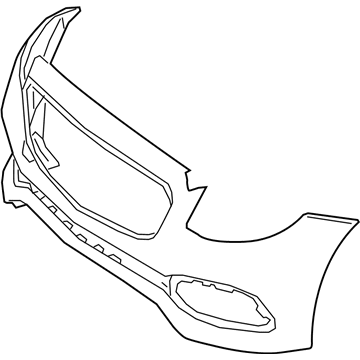 Mercedes-Benz E53 AMG Bumper Cover - 238-885-71-00-9999