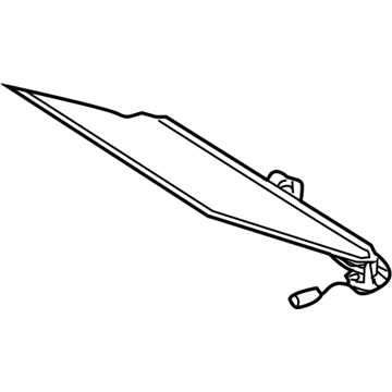 Mercedes-Benz 221-810-00-00-8M56 Shade 221-810-00-00-8M56 Mercedes-Benz Shade Illustration 1 of 1