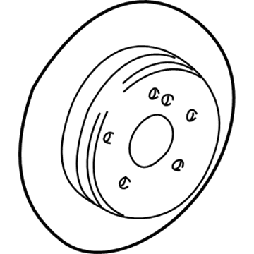 Mercedes-Benz SLK32 AMG Brake Rotor - 210-423-08-12-64