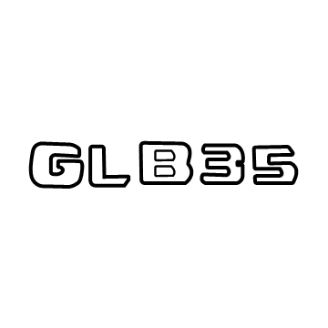 Mercedes-Benz GLB35 AMG Emblem - 247-817-83-00