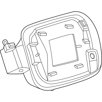 Mercedes-Benz GLE450e Fuel Filler Housing - 167-630-44-05