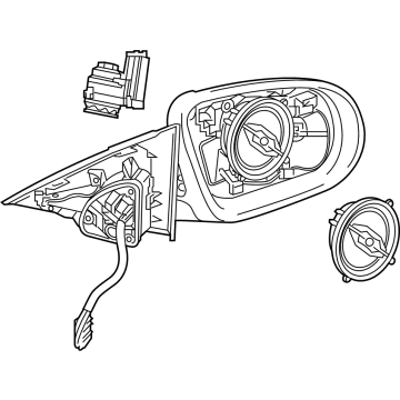 Mercedes-Benz Car Mirror - 213-810-76-01