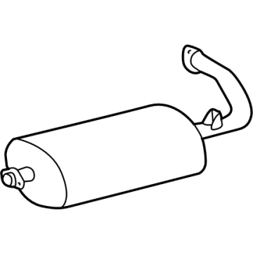 Mercedes-Benz G55 AMG Exhaust Pipe - 463-490-31-21