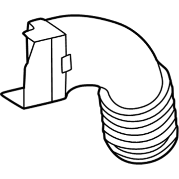 Mercedes-Benz E420 Air Duct - 210-528-07-04
