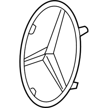 Mercedes-Benz GL550 Emblem - 164-817-01-16