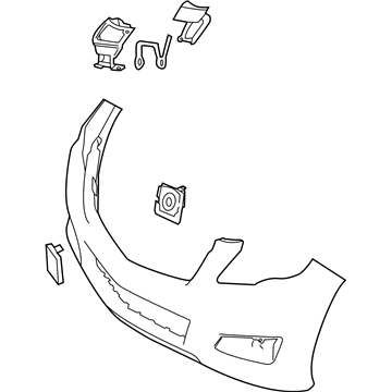 Mercedes-Benz R350 Bumper Cover - 251-880-00-47-9999