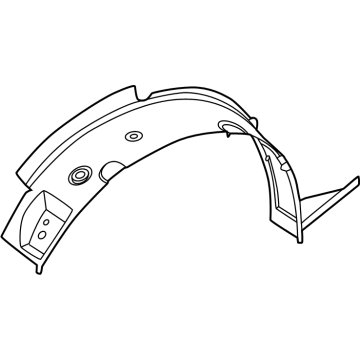 Mercedes-Benz AMG GT 55 Fender Splash Shield - 192-630-42-00