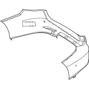 Mercedes-Benz EQS 450+ Bumper - 297-885-66-00-9999
