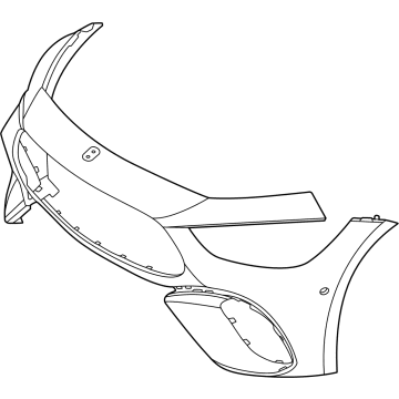Mercedes-Benz AMG GT 43 Bumper - 290-885-31-03-9999
