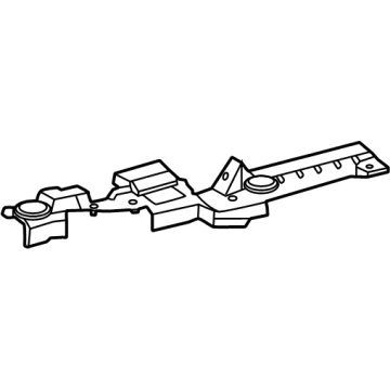 Mercedes-Benz 297-524-14-00 Side Bracket 297-524-14-00 Mercedes-Benz Side Bracket Illustration 1 of 1