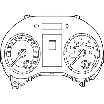 Mercedes-Benz GLA45 AMG Tachometer - 156-900-04-03