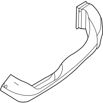 Mercedes-Benz S63 AMG E Performance Air Duct - 223-830-28-03