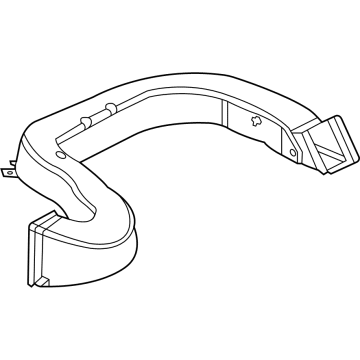 Mercedes-Benz S63 AMG E Performance Air Duct - 223-831-39-00