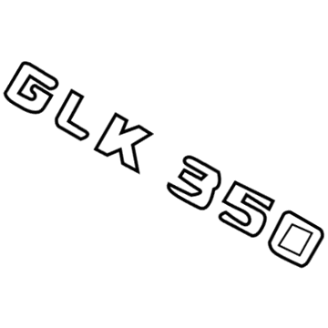 Mercedes-Benz GLK350 Emblem - 204-817-09-15