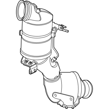 Mercedes-Benz GLC63 AMG S E Performance Catalytic Converter - 254-490-65-01
