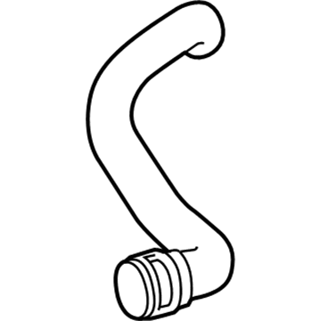 Mercedes-Benz GLS450 Coolant Reservoir Hose - 166-500-00-75